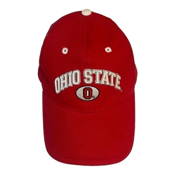 Ohio State Buckeyes Red Hat 2002 NCAA National Champions Adjustable Ball Cap USA - Picture 1 of 7